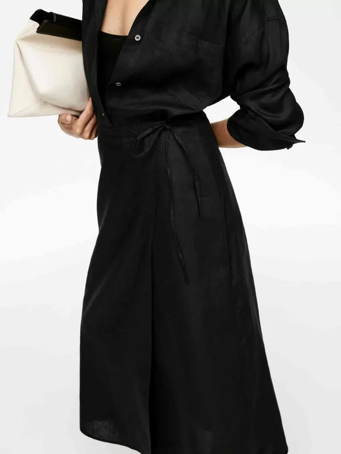 Wickelrock aus Leinen Wickelrock aus Leinen