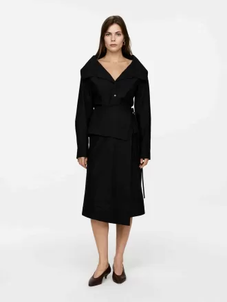 Wickelrock aus Popeline