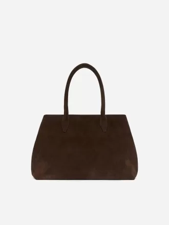 Wildleder-Einkaufstasche