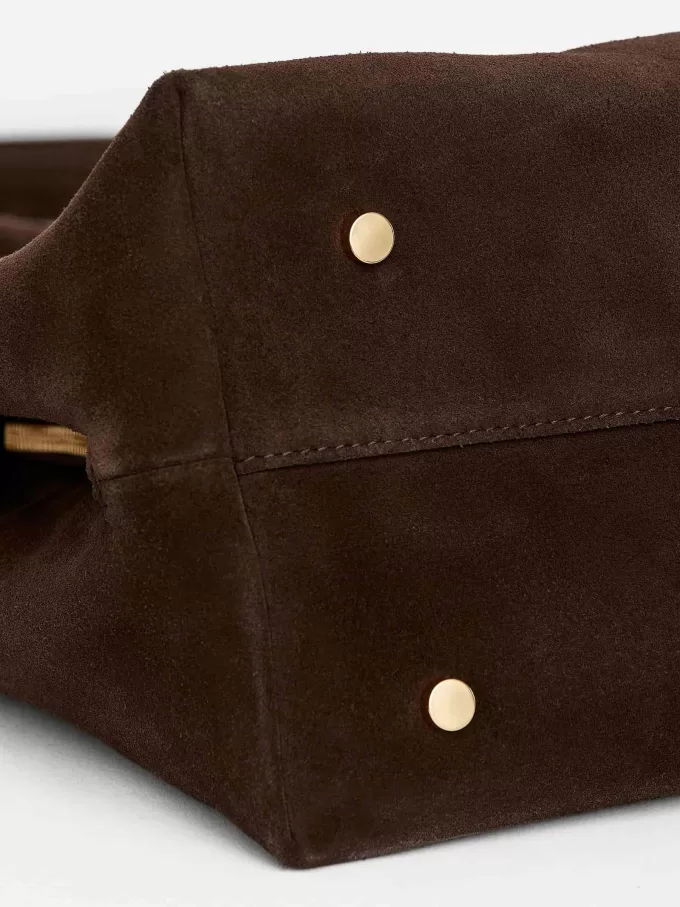 Wildleder-Einkaufstasche