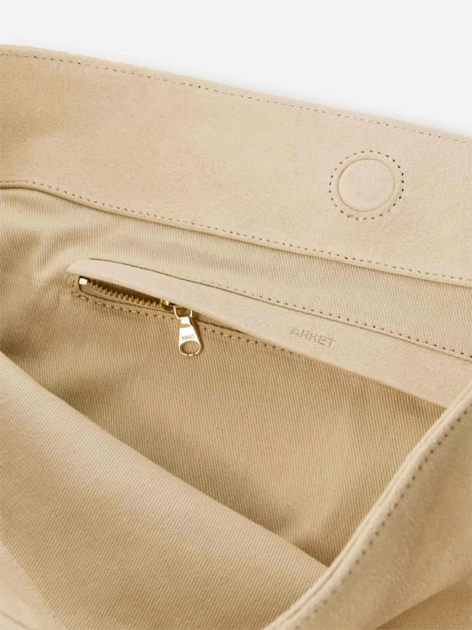 Wildleder-Einkaufstasche