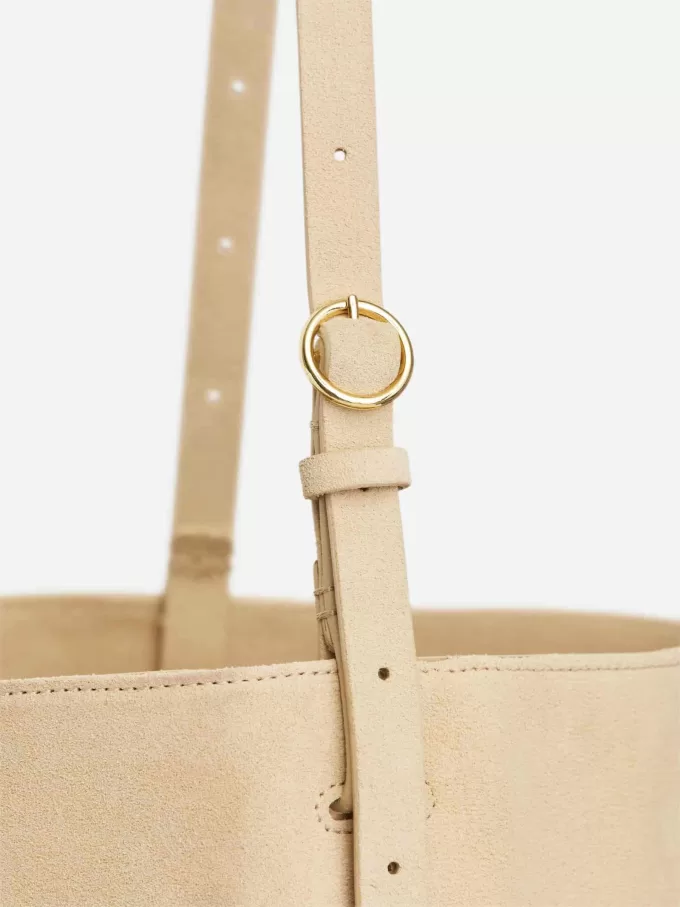 Wildleder-Einkaufstasche