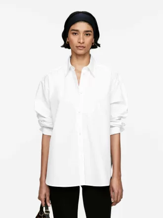 Zwei-Wege-Popeline-Hemd