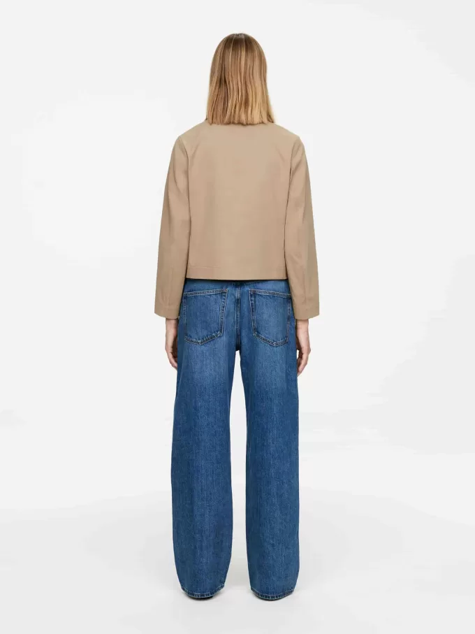 Zweireihiger Blazer aus Baumwolle Zweireihiger Blazer aus Baumwolle