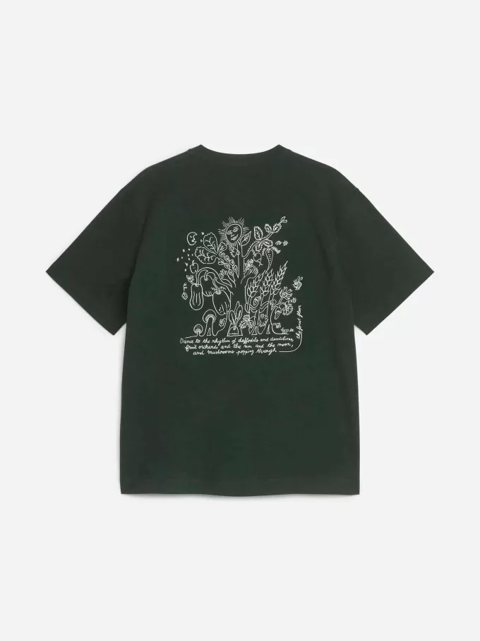 ARKET CAFÉ bedrucktes T-Shirt