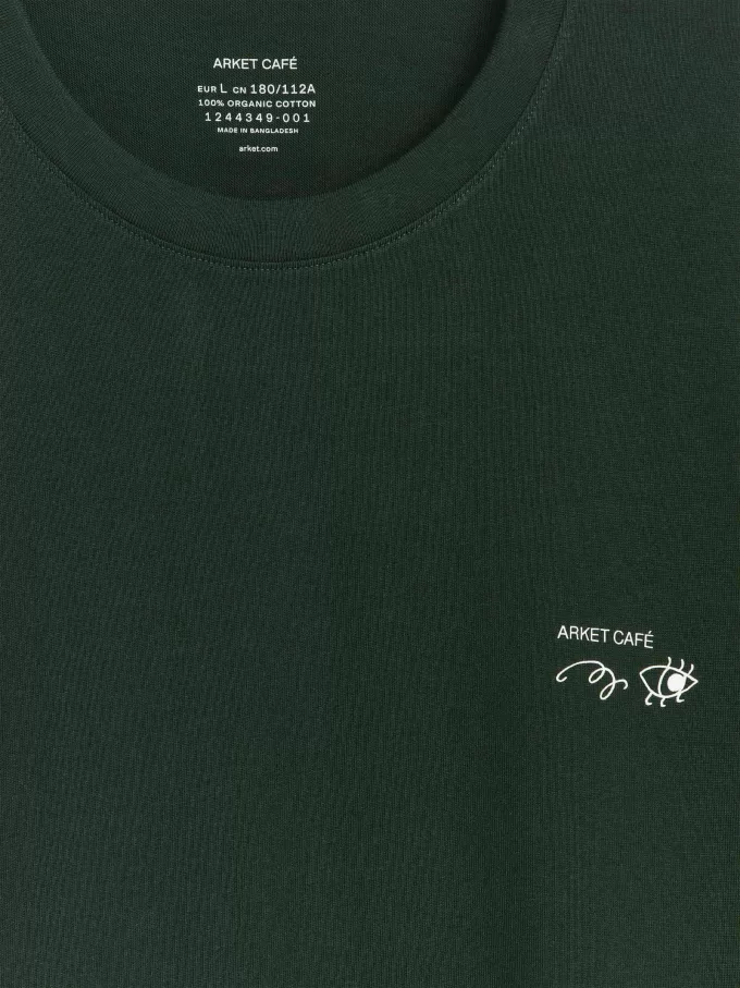 ARKET CAFÉ bedrucktes T-Shirt