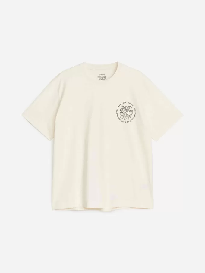 ARKET CAFÉ bedrucktes T-Shirt