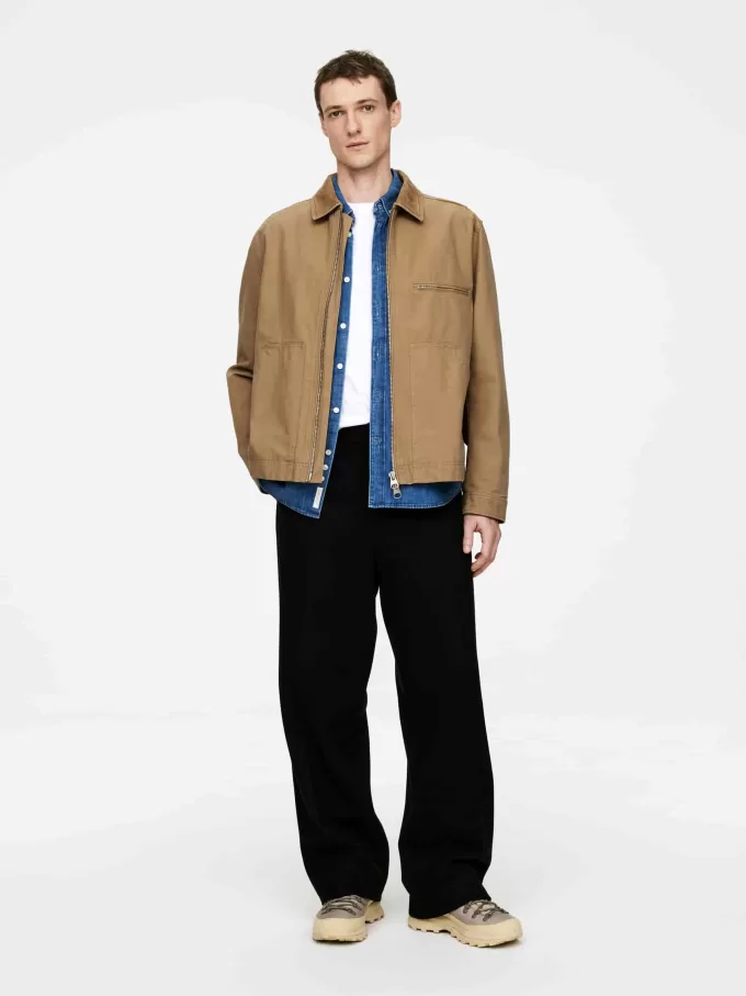 Baumwoll-Canvas-Jacke