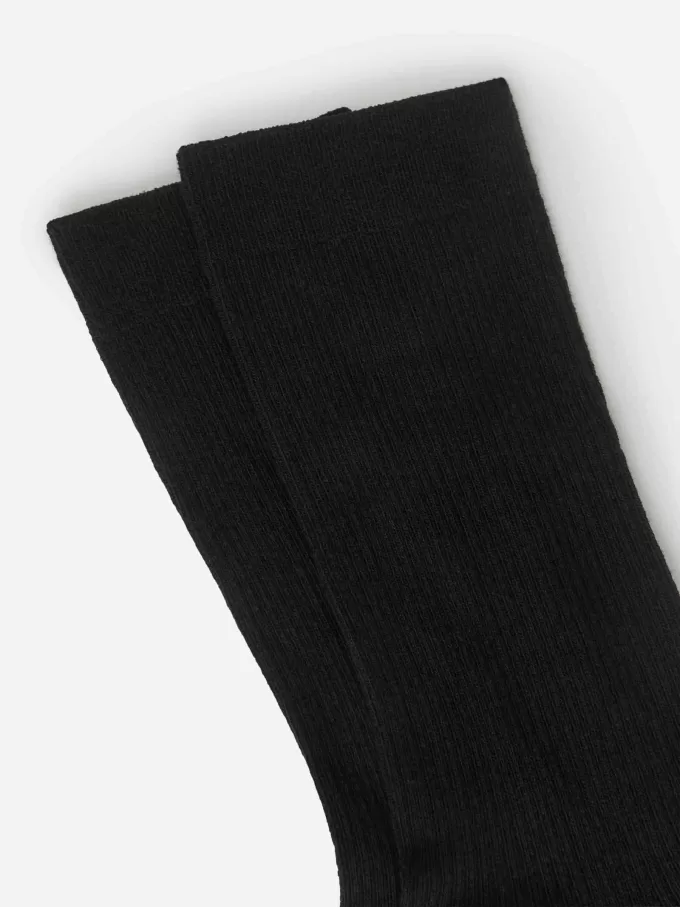 Baumwollrippsocken im 5er-Set