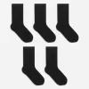 Baumwollrippsocken im 5er-Set