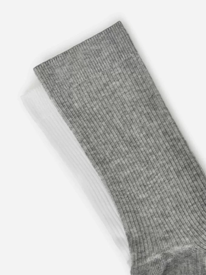 Baumwollrippsocken im 5er-Set