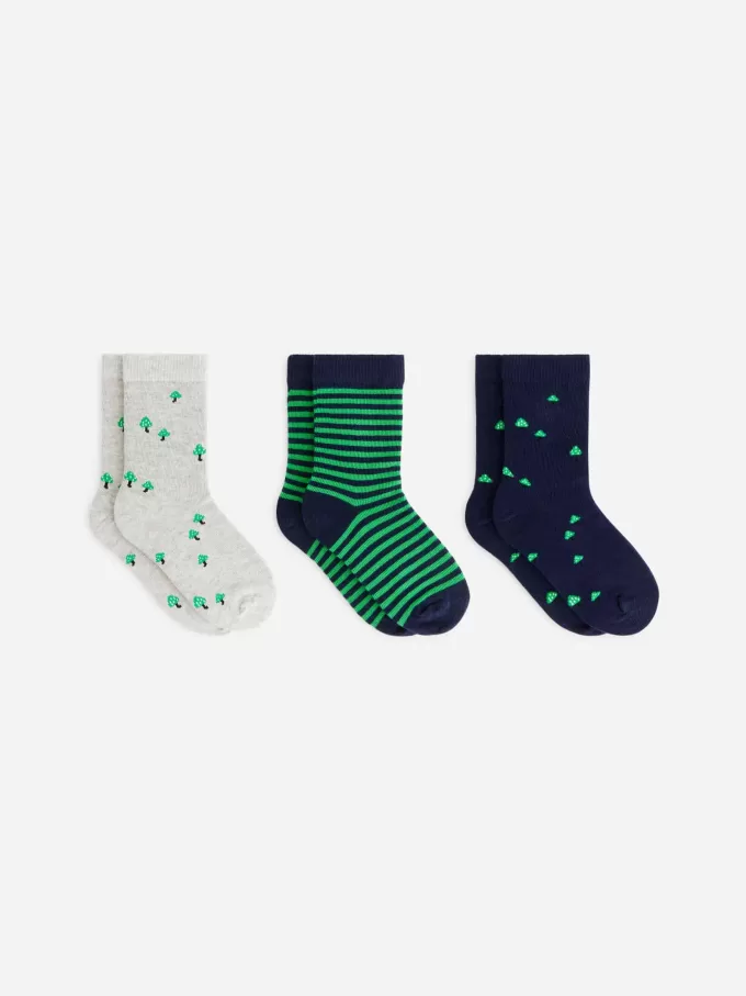 Baumwollsocken 3er-Set