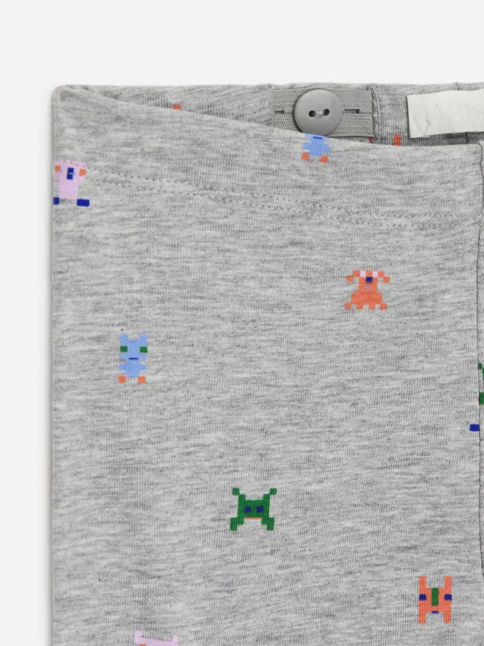 Bedruckte Jersey-Leggings