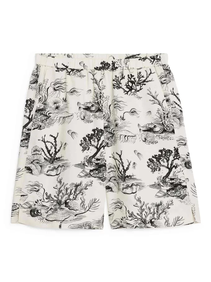 Bedruckte Pull-On-Shorts