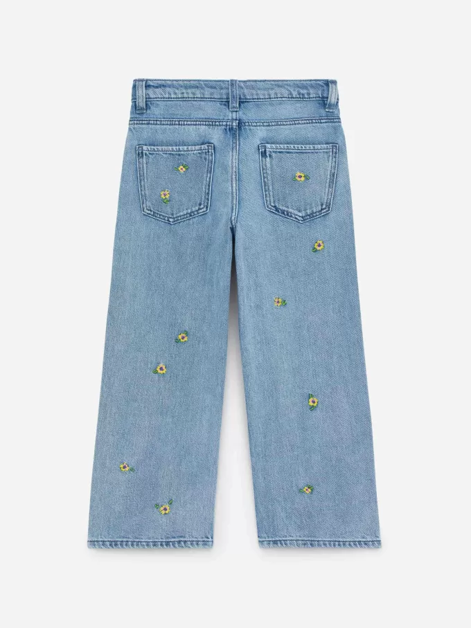Bestickte Jeanshose