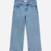 Bestickte Jeanshose