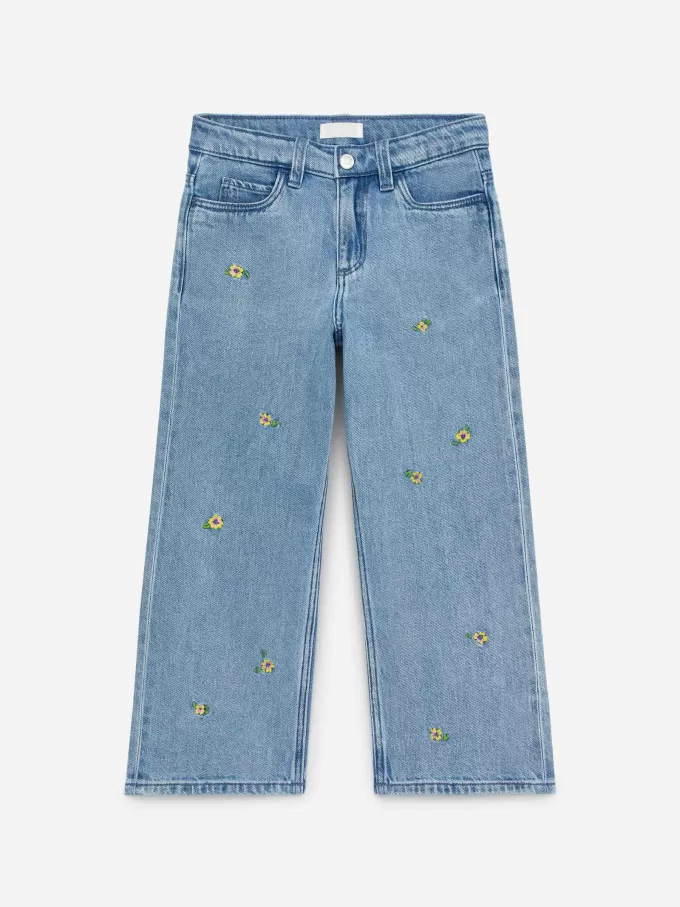 Bestickte Jeanshose