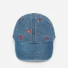 Bestickte Jeansmütze