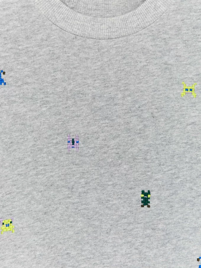 Besticktes Sweatshirt Besticktes Sweatshirt