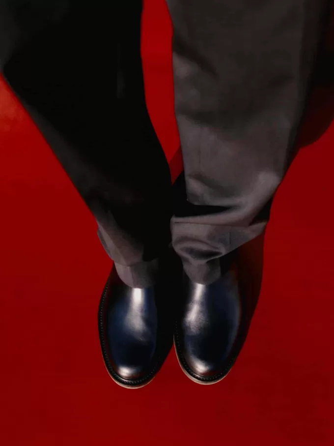 Chelsea-Stiefel aus Leder