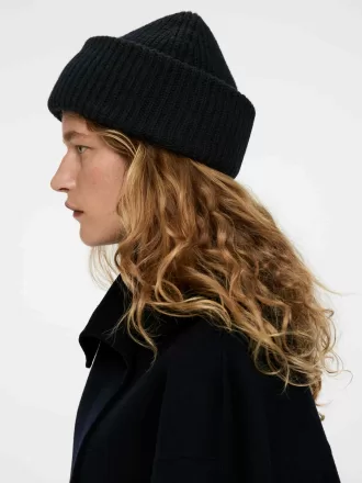 Doppelt gefaltete Wollmütze