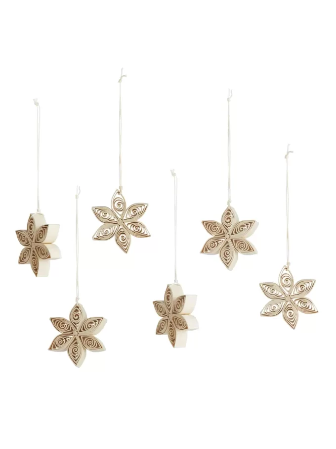 Eine Welt voller Bastelpapier-Ornamente, 6er-Set