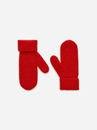 Fäustlinge aus Woll-Alpaka-Mischung