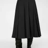 Faltenrock aus Wollmischung