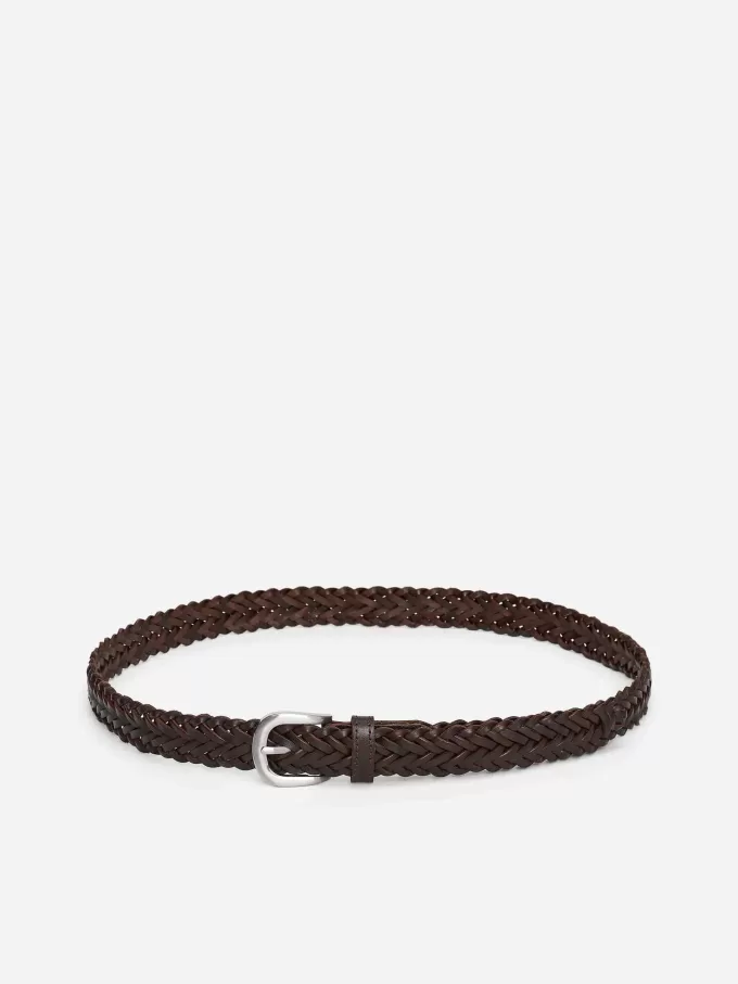 Geflochtener Ledergürtel