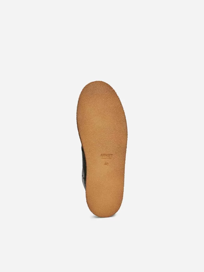 Gefütterte Lederstiefel