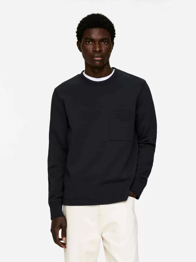 Gerade geschnittenes Sweatshirt