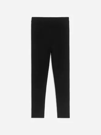 Gerippte Leggings aus Wollmischung