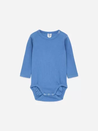 Gerippter Langarm-Body