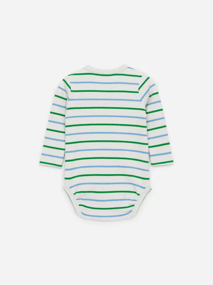 Gerippter Langarm-Body Gerippter Langarm-Body