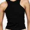 Geripptes Racer-Tanktop Geripptes Racer-Tanktop