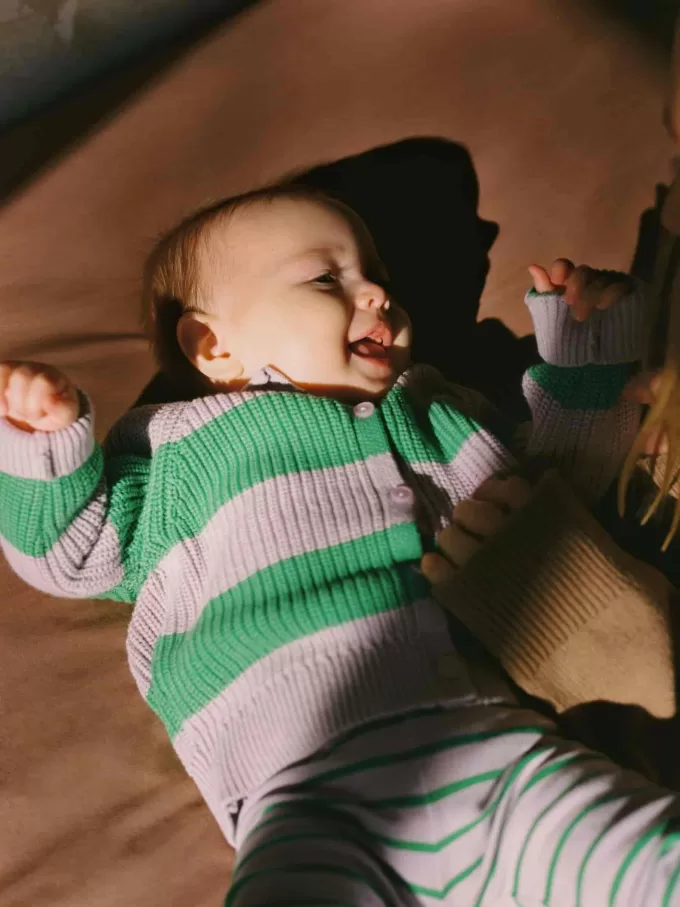 Gestrickter Baumwoll-Cardigan