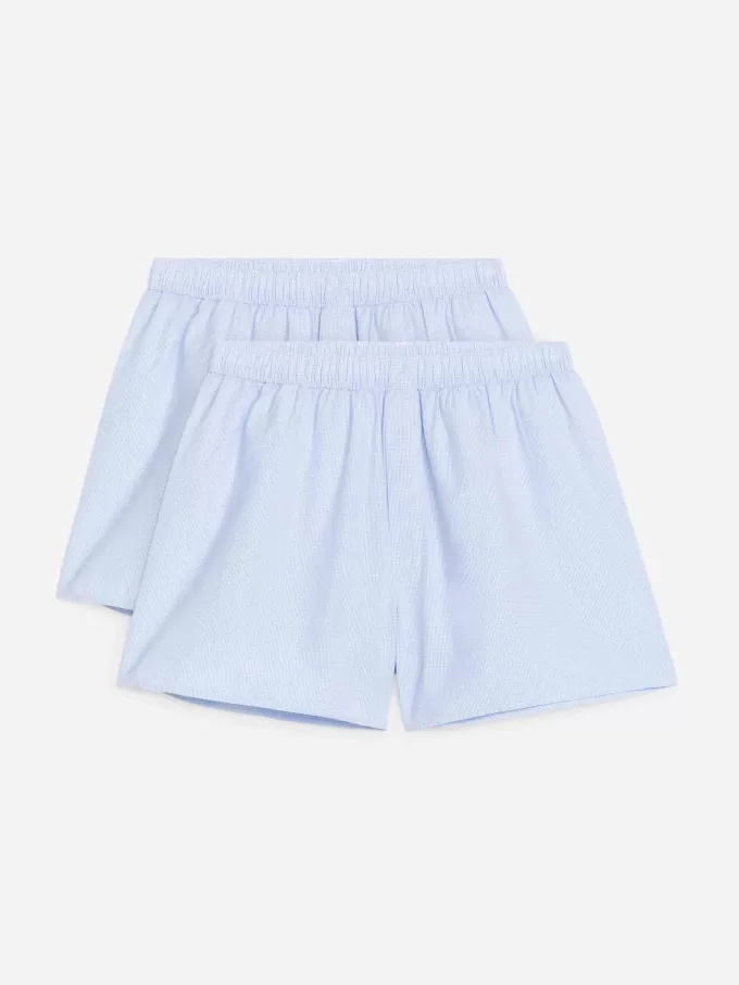 Gewebte Boxershorts, 2er-Set