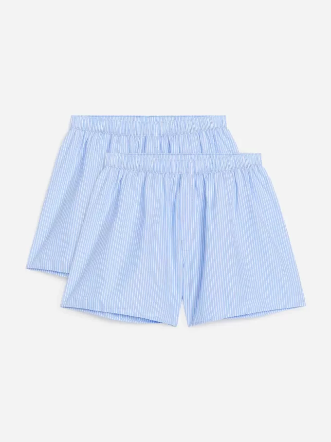 Gewebte Boxershorts, 2er-Set