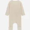 Glattgerippter Pyjama für Neugeborene