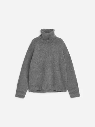 Grober Pullover aus Kaschmirwolle