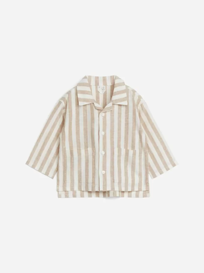 Hemd aus Leinen-Baumwolle