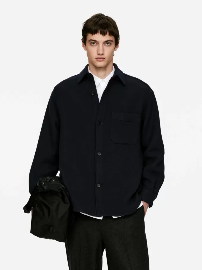 Hemd aus Wollmischung