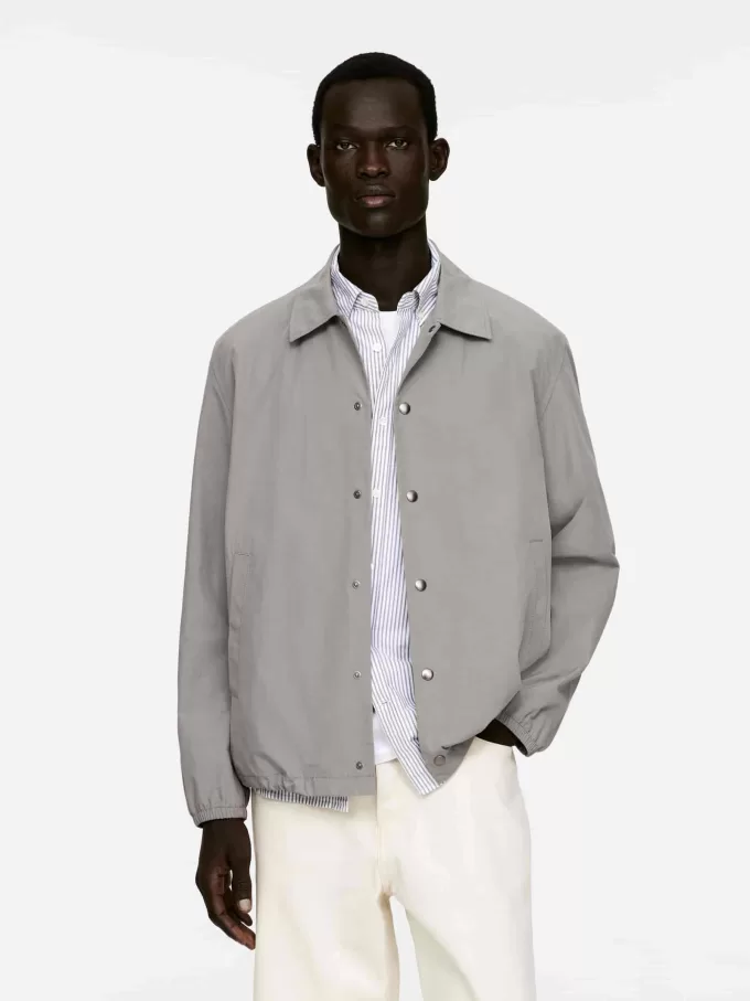 Hemdjacke aus Baumwollmischung