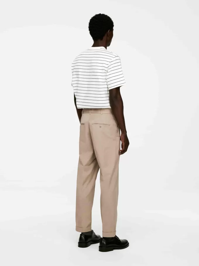 Hochklappbare Baumwollhose