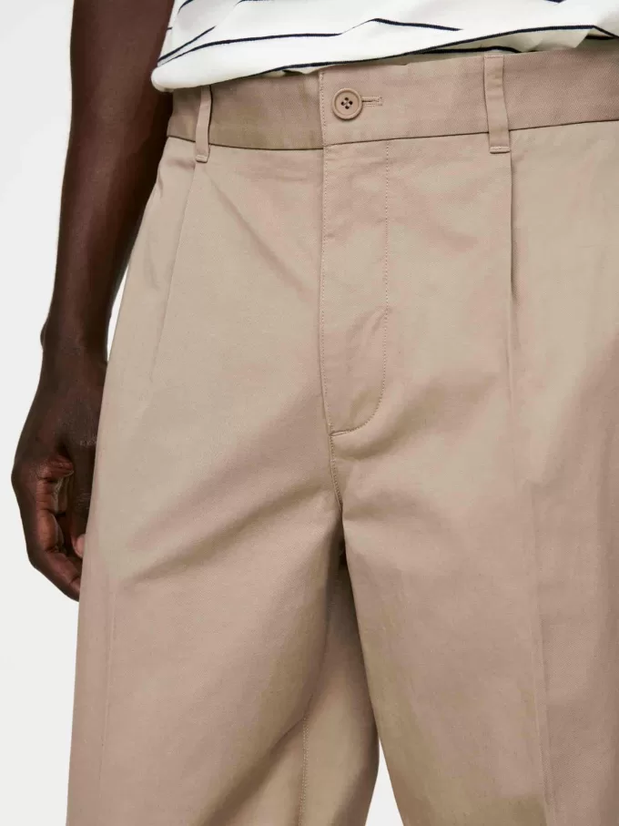 Hochklappbare Baumwollhose