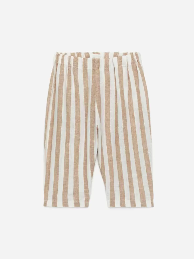 Hose aus Leinen-Baumwolle