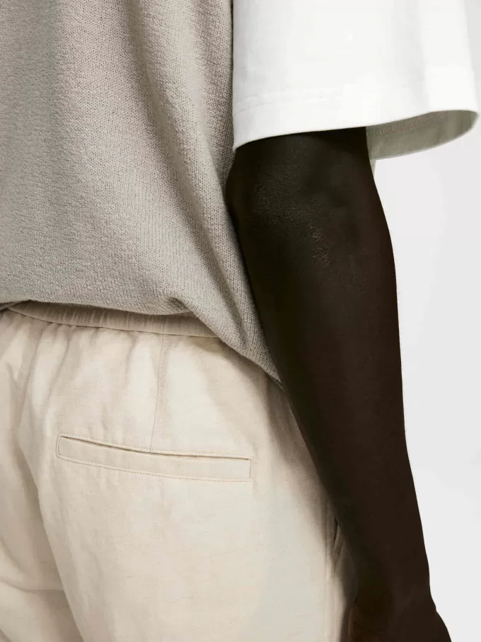 Hose aus Leinenmischung