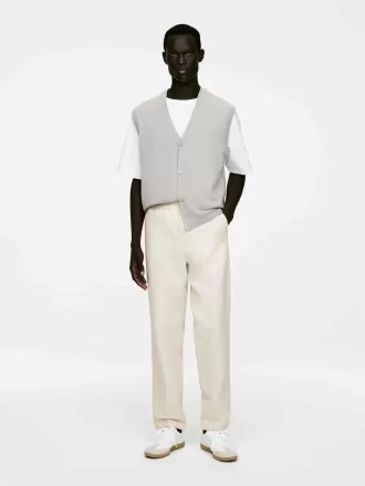 Hose aus Leinenmischung