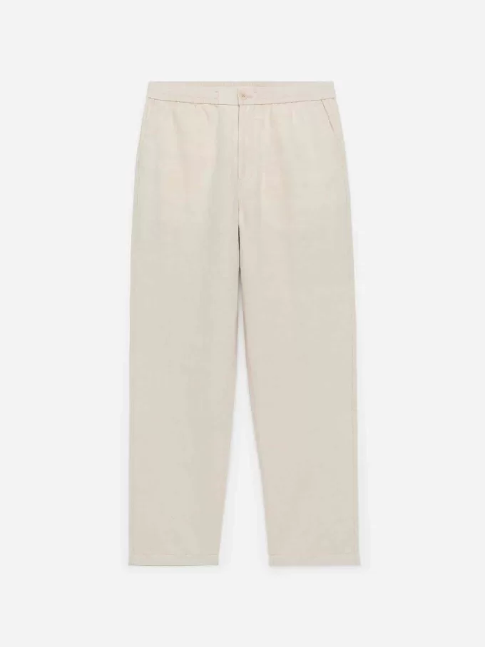 Hose aus Leinenmischung