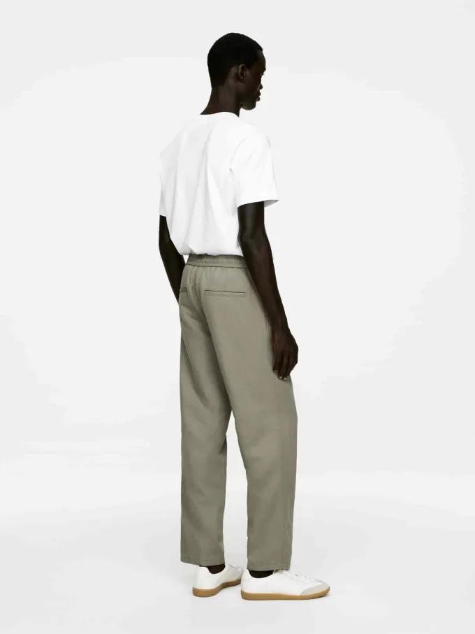 Hose aus Leinenmischung